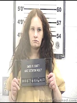 Mugshot of CRYSTAL ARCHULETA booked in Santa Fe County, New Mexico on April 1, 2026