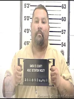 Mugshot of MARTIN J ROMERO booked in Santa Fe County, New Mexico on April 1, 2026