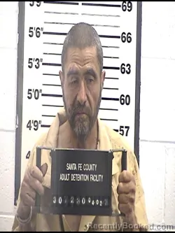 Mugshot of RAYMOND H MARTINEZ booked in Santa Fe County, New Mexico on April 2, 2026