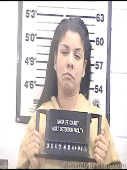 Mugshot of VERONICA ANGEL VAZQUEZ booked in Santa Fe County, New Mexico on April 2, 2026