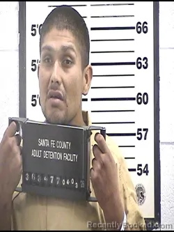 Mugshot of MIGUEL PEREZ booked in Santa Fe County, New Mexico on April 4, 2026
