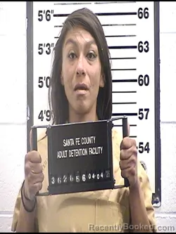 Mugshot of COURTNEY C FUENTES booked in Santa Fe County, New Mexico on April 4, 2026