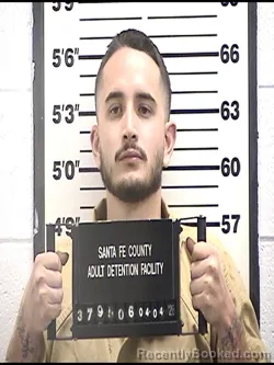 Mugshot of JERAMIAH CARL RUBEN VIGIL booked in Santa Fe County, New Mexico on April 4, 2026