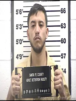 Mugshot of JORGE ALEJANDRO SUAREZ HUERTA booked in Santa Fe County, New Mexico on April 4, 2026