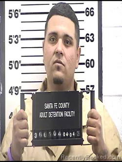 Mugshot of GERALD A ORTIZ booked in Santa Fe County, New Mexico on April 4, 2026