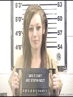 Mugshot of BRITTANY STERLING BAIOTTO-GARMAKER booked in Santa Fe County, New Mexico on April 5, 2026