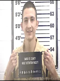 Mugshot of ISAIAH GEORGE THOMAS CORDOVA booked in Santa Fe County, New Mexico on April 5, 2026