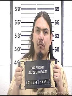 Mugshot of BYRON MONTOYA booked in Santa Fe County, New Mexico on April 20, 2026