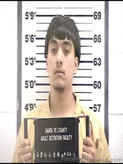 Mugshot of ISAIAH DANIEL PADILLA booked in Santa Fe County, New Mexico on April 20, 2026