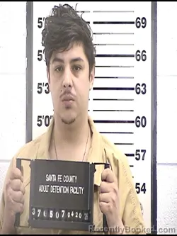 Mugshot of PABLO THOMAS JIMENEZ booked in Santa Fe County, New Mexico on April 20, 2026