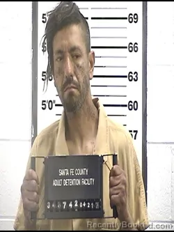 Mugshot of ALFREDO A ARAGONES booked in Santa Fe County, New Mexico on April 21, 2026