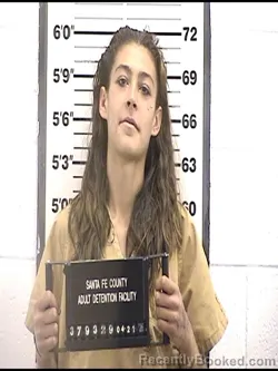 Mugshot of ANGEL MONIQUE ABEYTA booked in Santa Fe County, New Mexico on April 21, 2026