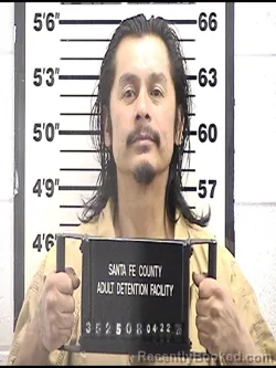 Mugshot of RALPH CHEYKAYCHI booked in Santa Fe County, New Mexico on April 22, 2026