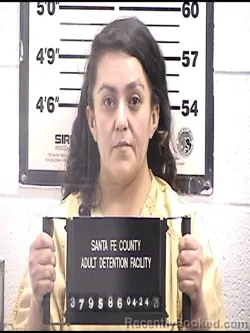 Mugshot of ASHLEY ROSE FRANCIS PACHECO booked in Santa Fe County, New Mexico on April 24, 2026