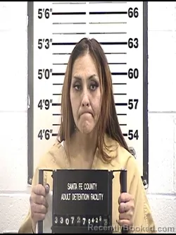 Mugshot of CARMELITA G GRIEGO booked in Santa Fe County, New Mexico on April 28, 2026