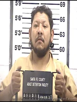 Mugshot of JOSE ALFREDO AREVALO-PALOS booked in Santa Fe County, New Mexico on April 30, 2026