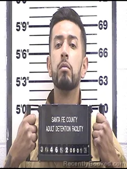 Mugshot of ALEXIS NAVA ALVARADO booked in Santa Fe County, New Mexico on May 1, 2026