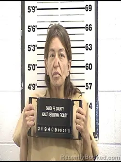 Mugshot of VANESSA CRUZ booked in Santa Fe County, New Mexico on May 1, 2026