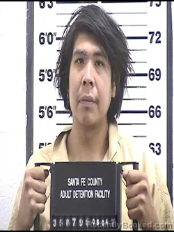 Mugshot of GAELEN MARCIAL ICE STANDINGELK booked in Santa Fe County, New Mexico on May 4, 2026