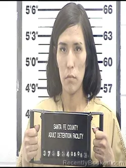 Mugshot of KEANNA KAYLIN ERIACHO booked in Santa Fe County, New Mexico on May 5, 2026