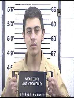 Mugshot of CARLOS GRIEGO booked in Santa Fe County, New Mexico on May 8, 2026