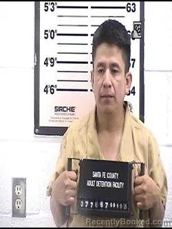 Mugshot of FREDY GUSTAVO CHAVEZ COBOX booked in Santa Fe County, New Mexico on May 11, 2026