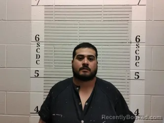 Mugshot of Alfredo Alvarado booked in Socorro County, New Mexico on July 29, 2026
