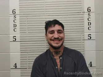 Mugshot of Diego Sanchez booked in Socorro County, New Mexico on September 7, 2026
