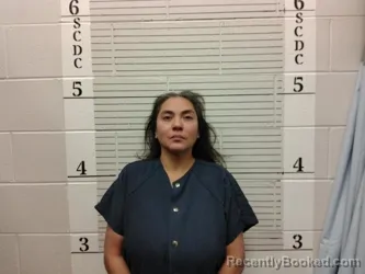 Mugshot of Leticia Martinez booked in Socorro County, New Mexico on May 9, 2026