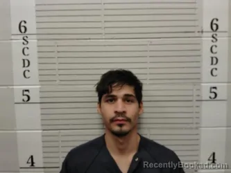 Mugshot of Omar Garcia booked in Socorro County, New Mexico on April 4, 2026