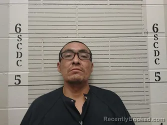 Mugshot of Sheldon Baca booked in Socorro County, New Mexico on June 9, 2026