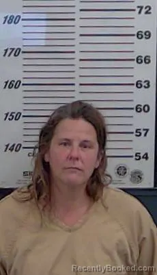 Mugshot of REBECCA CARROLL booked in Valencia County, New Mexico on April 16, 2026