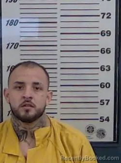 Mugshot of ADRIAN SOMERA booked in Valencia County, New Mexico on April 18, 2026