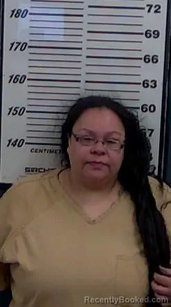 Mugshot of SABRINA SHERIDAN booked in Valencia County, New Mexico on April 21, 2026