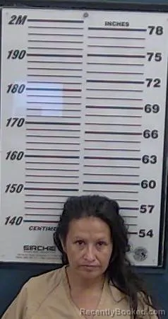 Mugshot of APRIL LENTE booked in Valencia County, New Mexico on June 8, 2026