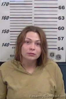 Mugshot of Layla Garcia booked in Valencia County, New Mexico on August 9, 2026