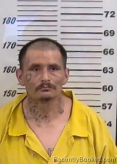 Mugshot of Andrew Rivera booked in Valencia County, New Mexico on August 9, 2026