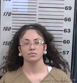 Mugshot of Mariah Mcmanaway booked in Valencia County, New Mexico on August 10, 2026
