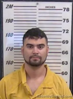 Mugshot of Eloy Fernandez booked in Valencia County, New Mexico on August 13, 2026