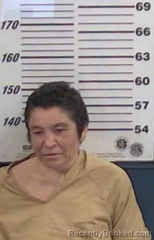 Mugshot of April J Perea booked in Valencia County, New Mexico on August 16, 2026