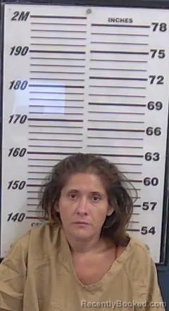 Mugshot of Monique Barela booked in Valencia County, New Mexico on August 30, 2026