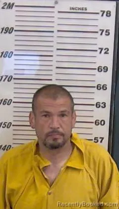 Mugshot of Aaron Ward booked in Valencia County, New Mexico on September 3, 2026