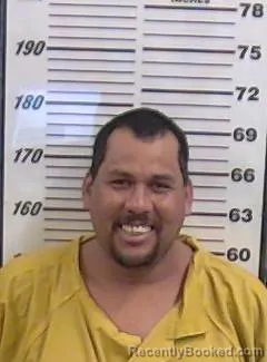 Mugshot of Miguel Estrada booked in Valencia County, New Mexico on September 15, 2026