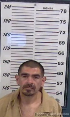 Mugshot of Gerardo Jimenez booked in Valencia County, New Mexico on September 25, 2026