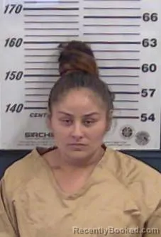 Mugshot of April Hernandez booked in Valencia County, New Mexico on October 5, 2026