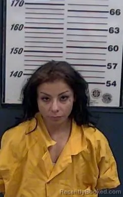 Mugshot of Alicia Manzanares booked in Valencia County, New Mexico on October 8, 2026