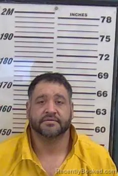 Mugshot of Bryan Miranda booked in Valencia County, New Mexico on October 9, 2026