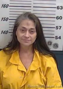 Mugshot of Elizabeth Salazar-Garley booked in Valencia County, New Mexico on October 9, 2026