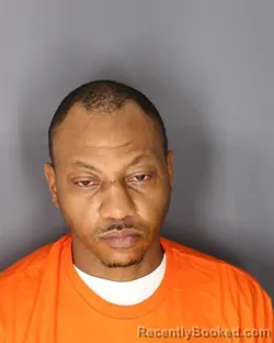 Mugshot of Raheem Frost booked in Albany County, New York on October 11, 2026
