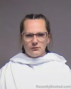 Mugshot of Paige Ann Olson booked in Broome County, New York on May 21, 2026